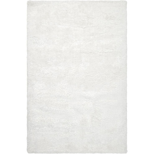 Grizzly 96 X 60 inch White Rug in 5 x 8, Rectangle
