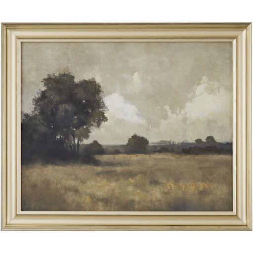 Eldorado Antiqued and 25 Hand Painted Framed Art