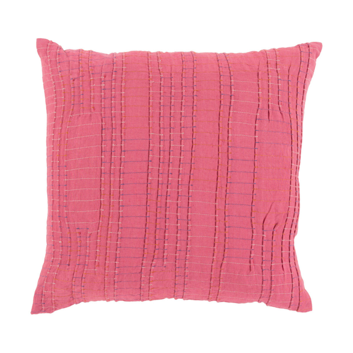 Keaton 18 X 18 inch Bright Red and Burnt Orange Throw Pillow