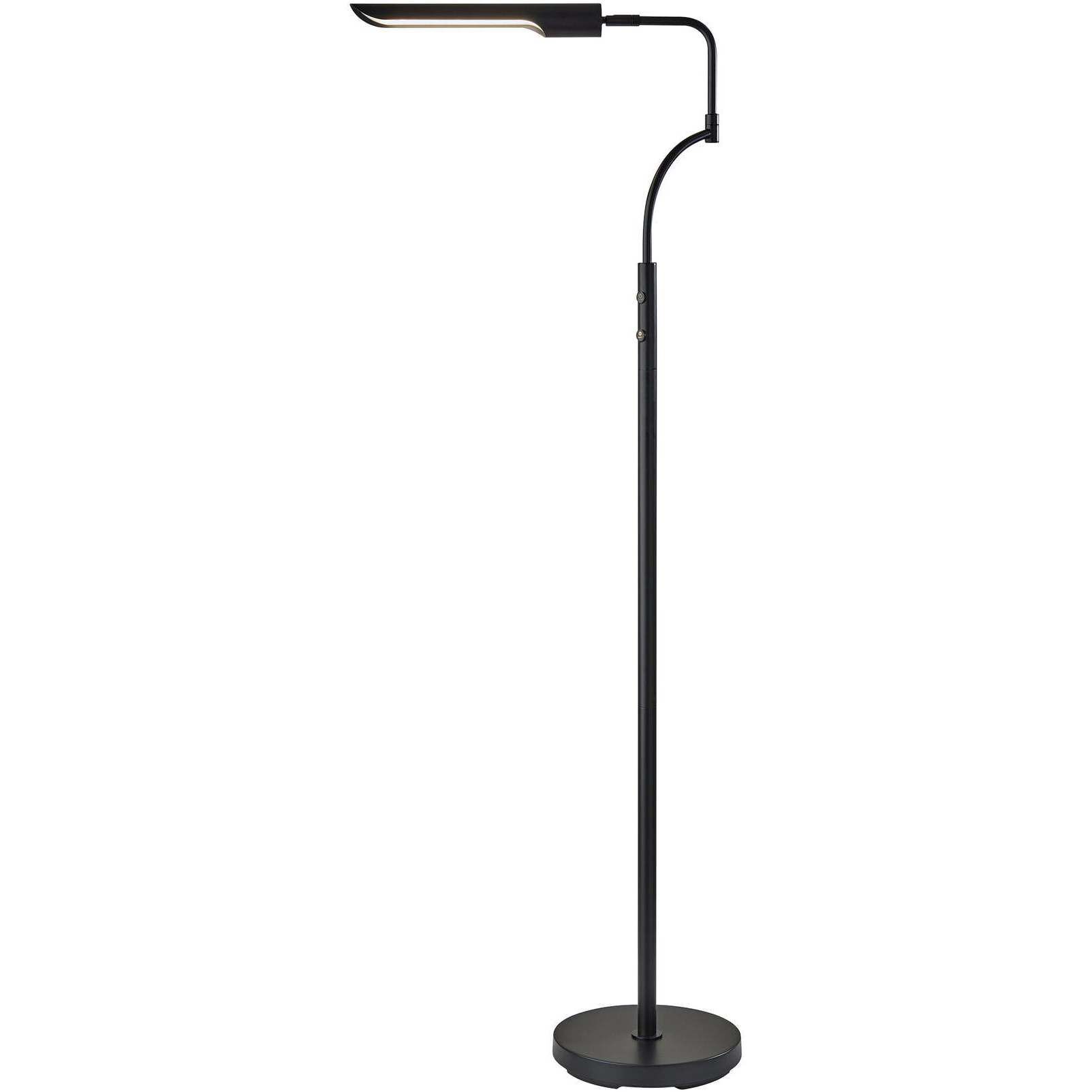 Zane 56.5 inch 10.00 watt Black Floor Lamp Portable Light, with Smart Switch