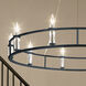 Rosalind 10 Light 50 inch Black Chandelier Ceiling Light