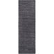 Haize 36 X 24 inch Black Rug