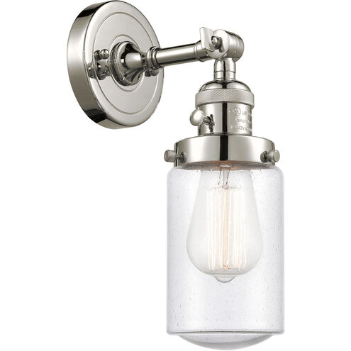 Franklin Restoration Dover LED 5 inch Polished Nickel Sconce Wall Light, Franklin Restoration