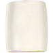 Ambiance LED 8 inch Matte White ADA Wall Sconce Wall Light in 1000 Lm LED, Small