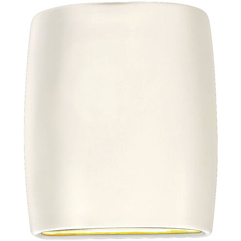 Ambiance LED 8 inch Matte White ADA Wall Sconce Wall Light in 1000 Lm LED, Small