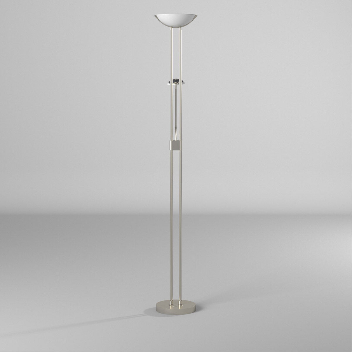 Baya 1 70.86 inch 20 watt Matte Nickel Floor Lamp Portable Light