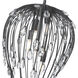 Gabriella 5 Light 15 inch Matte Black Pendant Ceiling Light