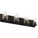 Oslo LED 30 inch Matte Black Bath/Vanity Wall Light