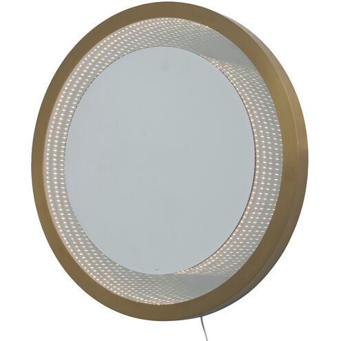 Starfall 39 X 39 inch Brushed Brass Vanishing Wall Mirror