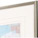 Abstract Collection Turquoise Framed Art