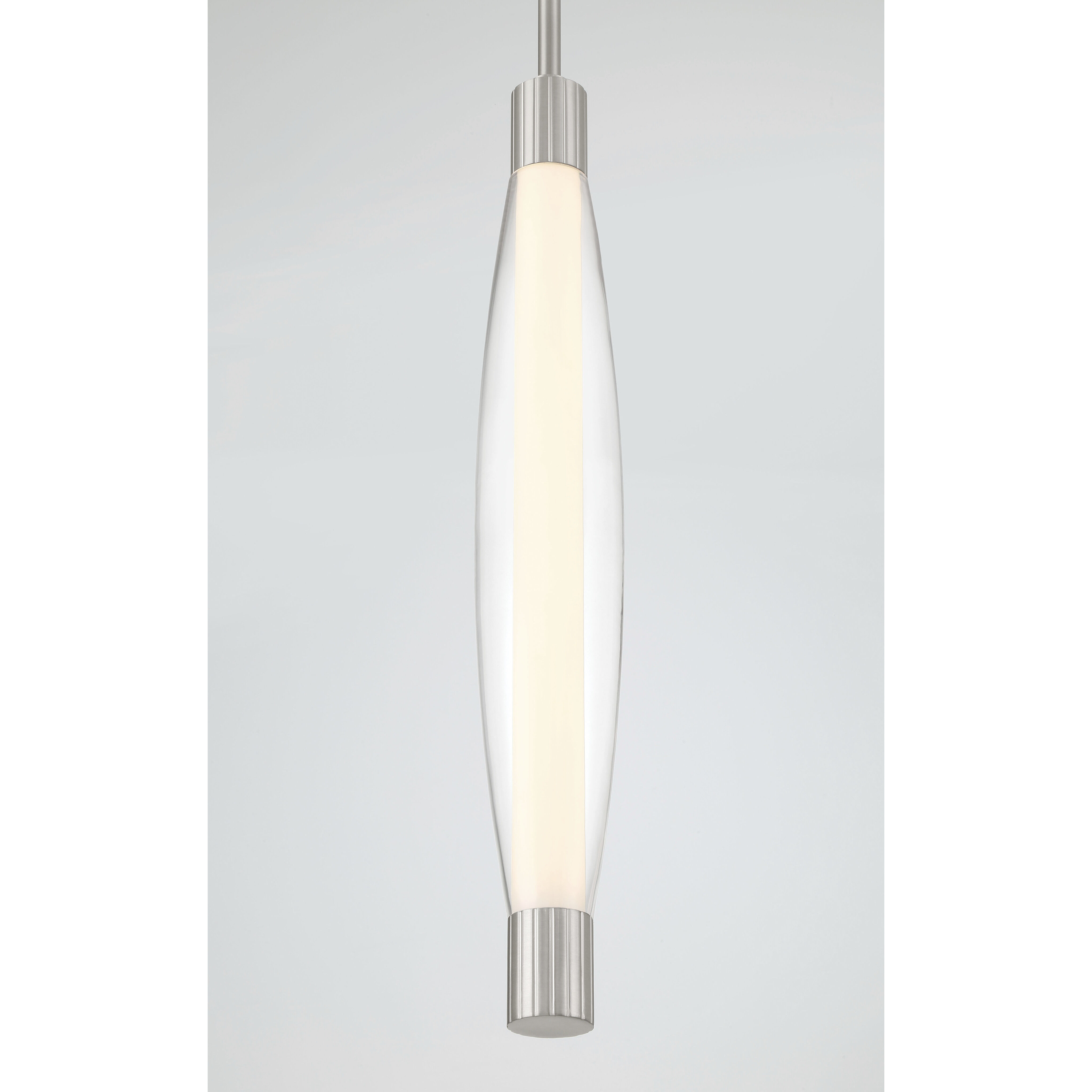 Verto LED 3 inch Brushed Nickel Pendant Ceiling Light