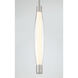 Verto LED 3 inch Brushed Nickel Pendant Ceiling Light