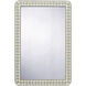 Penny 36 X 24 inch Sage Green and Gold Foil Mirror, Inline