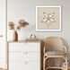 Waterside Collection Lacquered White Wood Shadow Box Style Framed Art
