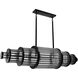 Waldorf LED 16 inch Polished Gunmetal Chandelier Ceiling Light