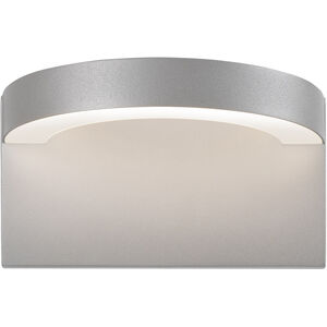 Cusp LED 5 inch Textured Gray Indoor-Outdoor Sconce, Inside-Out