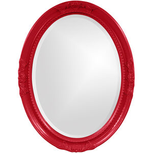 Queen Ann 33 X 25 inch Glossy Red Wall Mirror