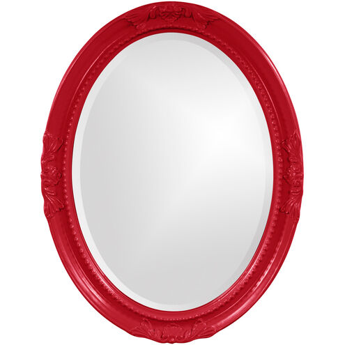 Queen Ann 33 X 25 inch Glossy Red Wall Mirror
