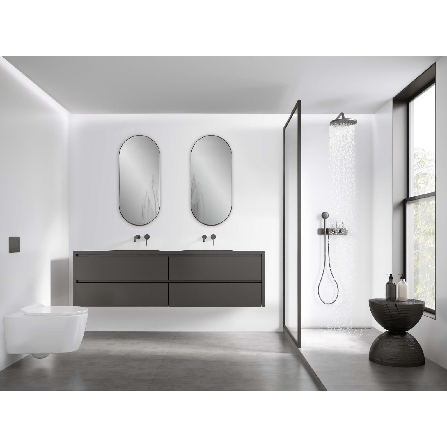 Steele 40 X 17.75 inch Brass Mirror