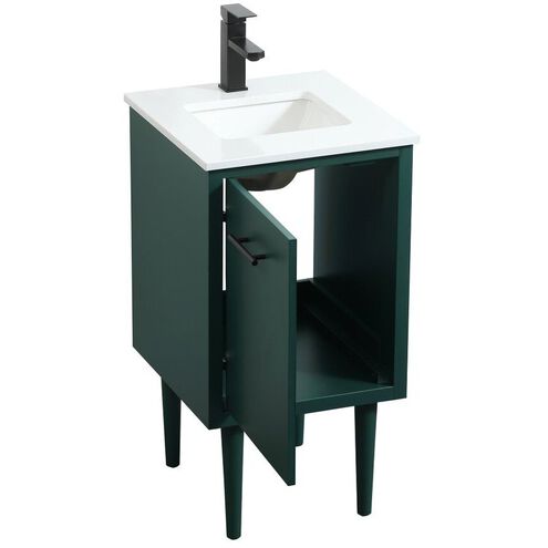 Cyrus 19 X 18 X 33.5 inch Green Vanity Sink Set