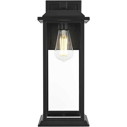 Araceli 1 Light 17 inch Black Outdoor Wall Sconce