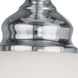 Essex 1 Light 6.25 inch Polished Chrome Semi-Flush Ceiling Light