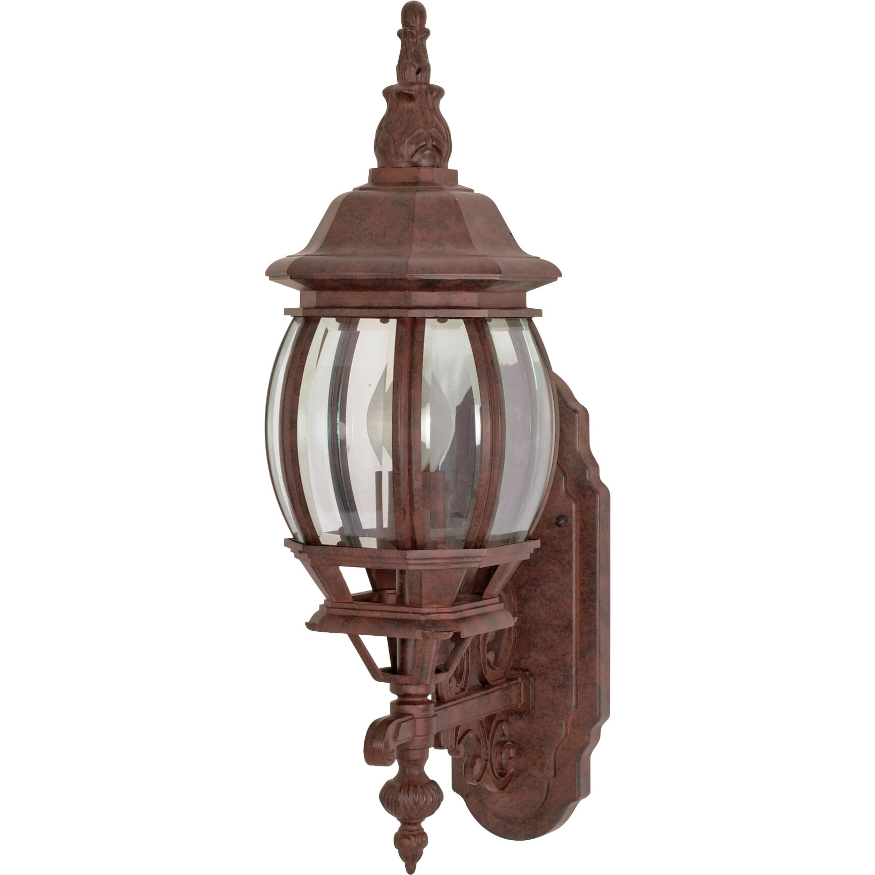 Brown bronze outdoor wall light on sale