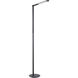 Kovacs Coal Black and Brushed Coal Black Table Lamp Portable Light