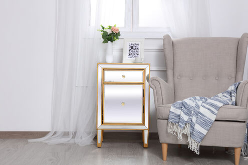 Reflexion Antique Gold Cabinet