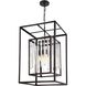 Hollis 6 Light 21 inch Forged Bronze Lantern Chandelier Ceiling Light