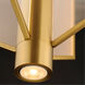 Telstar LED 18 inch Natural Aged Brass Single Pendant Ceiling Light