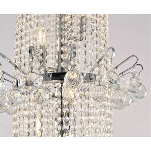 Canada 20 Light 44 inch Chrome Chandelier Ceiling Light