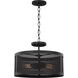 Gereon 2 Light 16 inch Black Semi-Flush Mount Ceiling Light