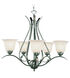 Aspen 5 Light 24 inch Brushed Nickel Chandelier Ceiling Light