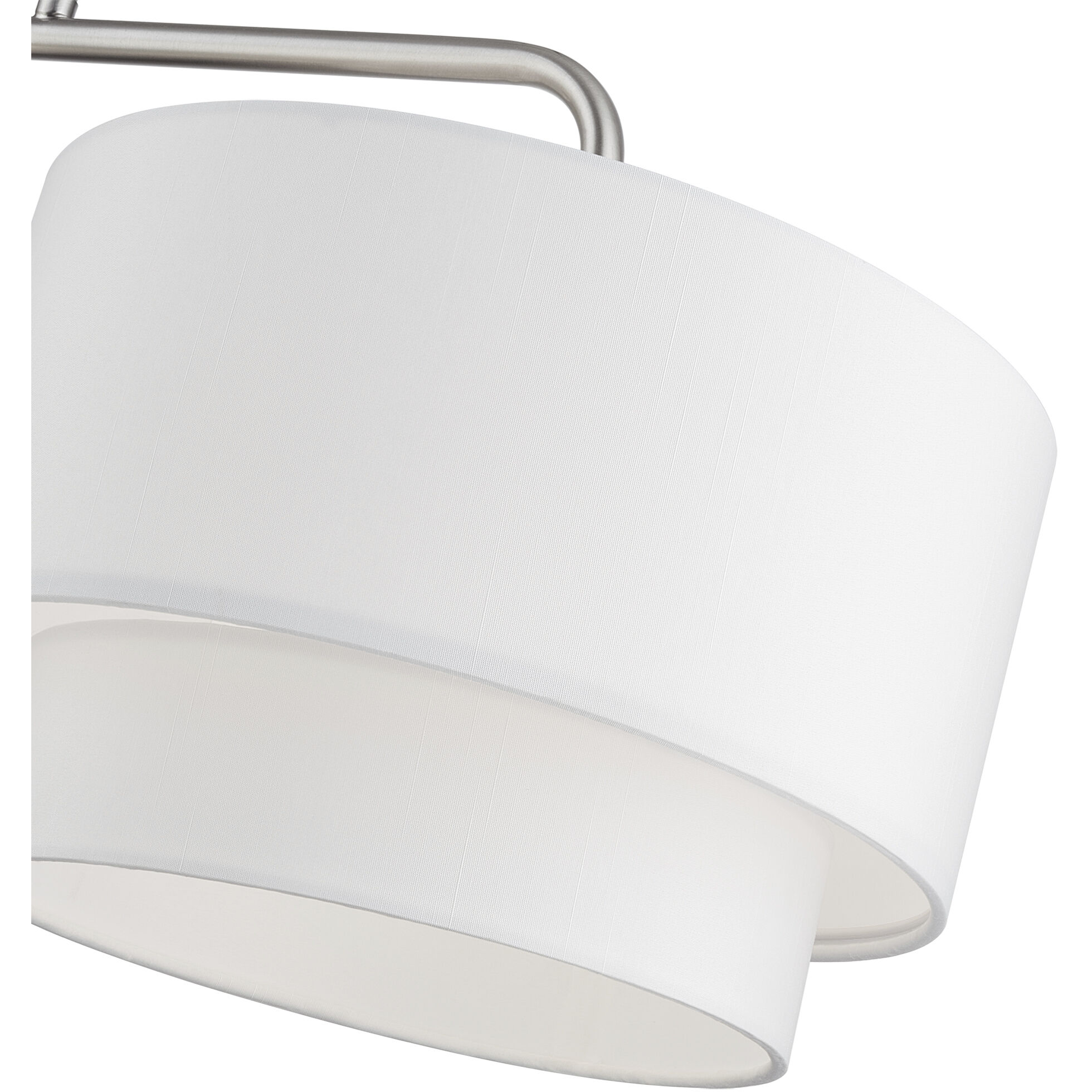 Manorwood 2 Light 35 inch Brushed Nickel Linear Chandelier Ceiling Light