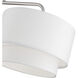 Manorwood 2 Light 35 inch Brushed Nickel Linear Chandelier Ceiling Light
