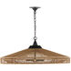 Maldives 5 Light 36 inch Satin Black Chandelier Ceiling Light