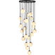 Nightfall 21 Light 27 inch Black Pendant Ceiling Light