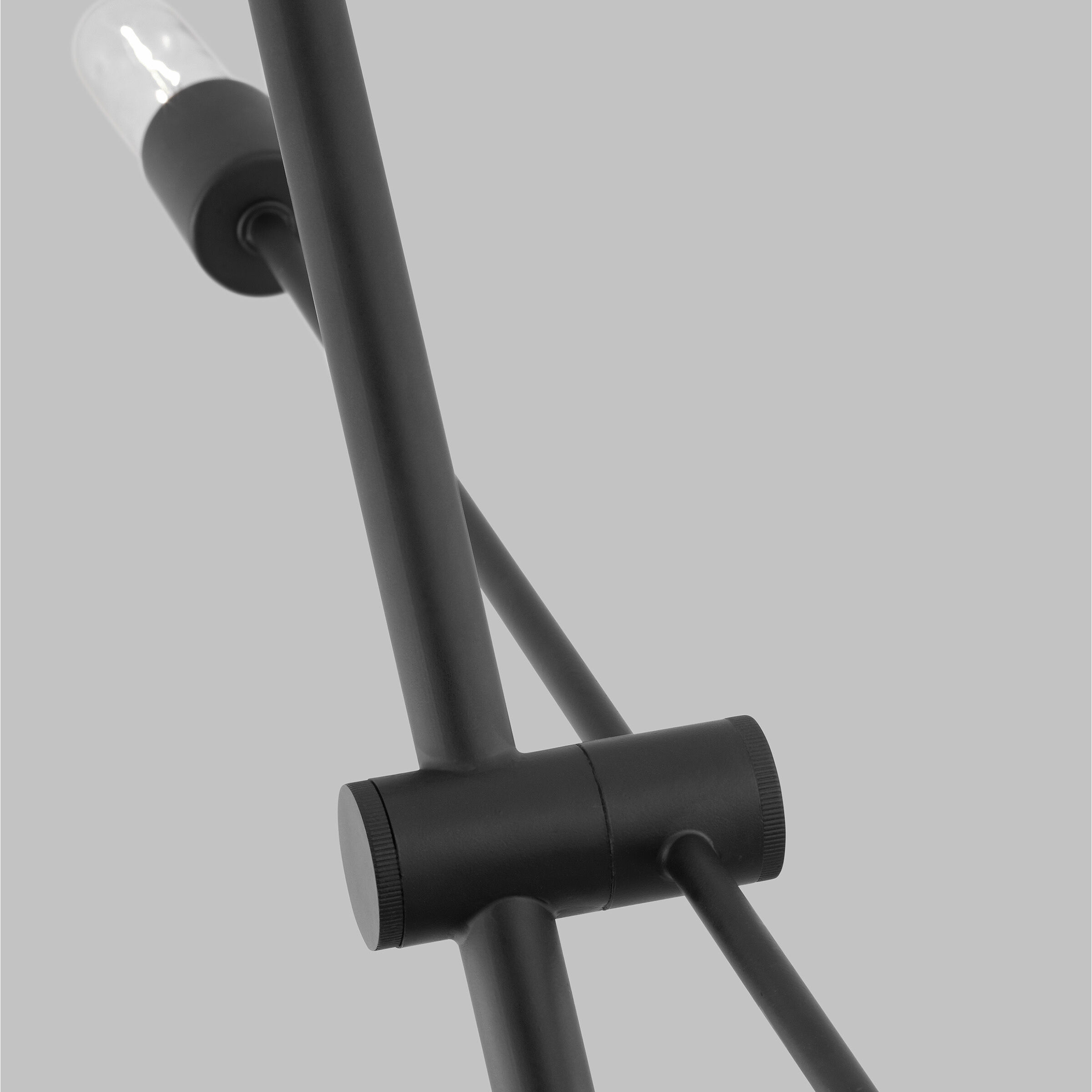 Sean Lavin Axis 6 Light 40 inch Midnight Black Chandelier Ceiling Light