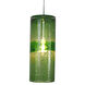 Envisage VI 1 Light 5 inch Chrome Mini Pendant Ceiling Light in Envisage Green 