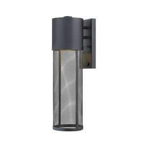 Aria LED 19 inch Black Outdoor Wall Lantern, Medium