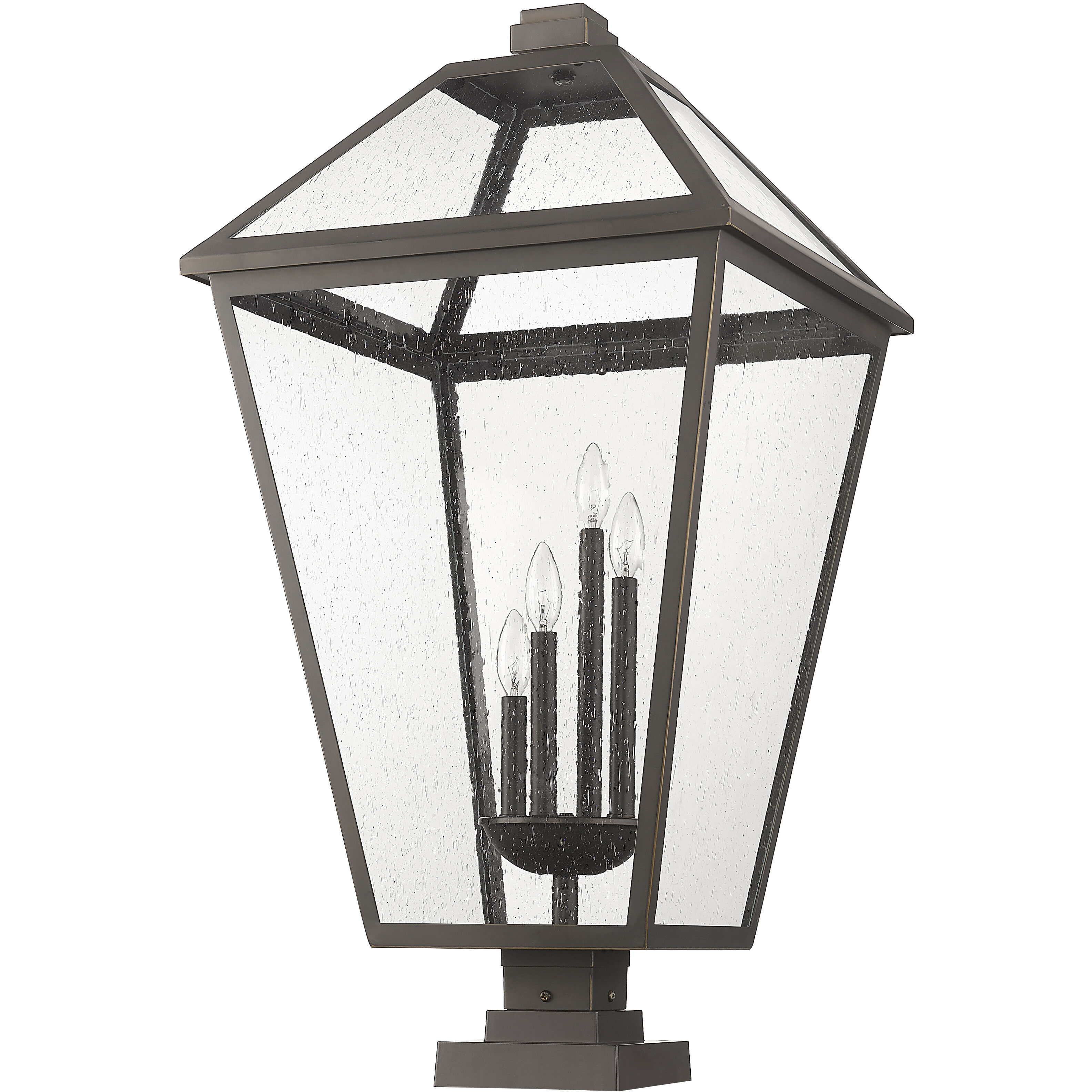 Talbot 4 Light 36.75 inch Oil Rubbed Bronze Outdoor Pier Mounted Fixture