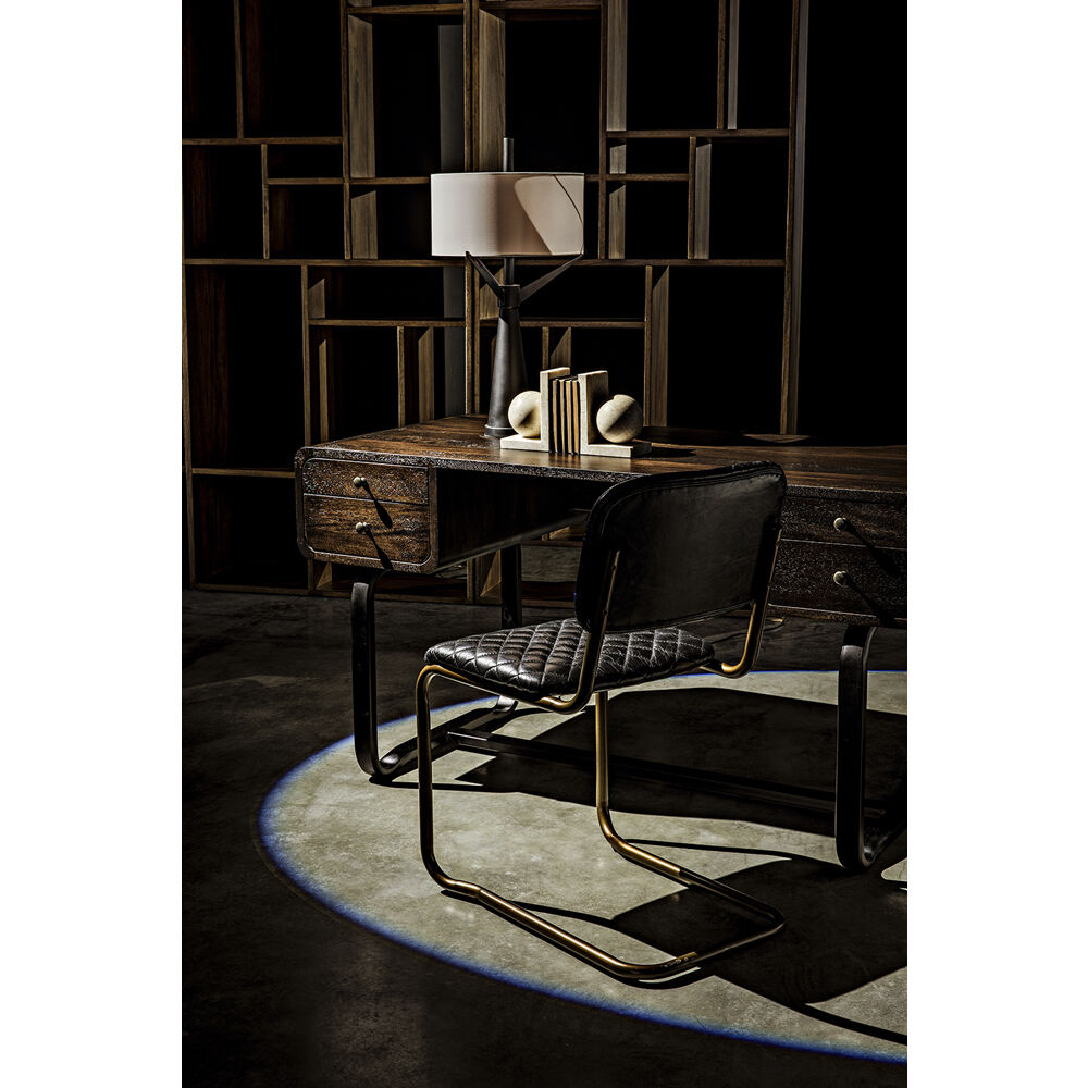 Voltes 60 X 26 inch Ebony Walnut Desk