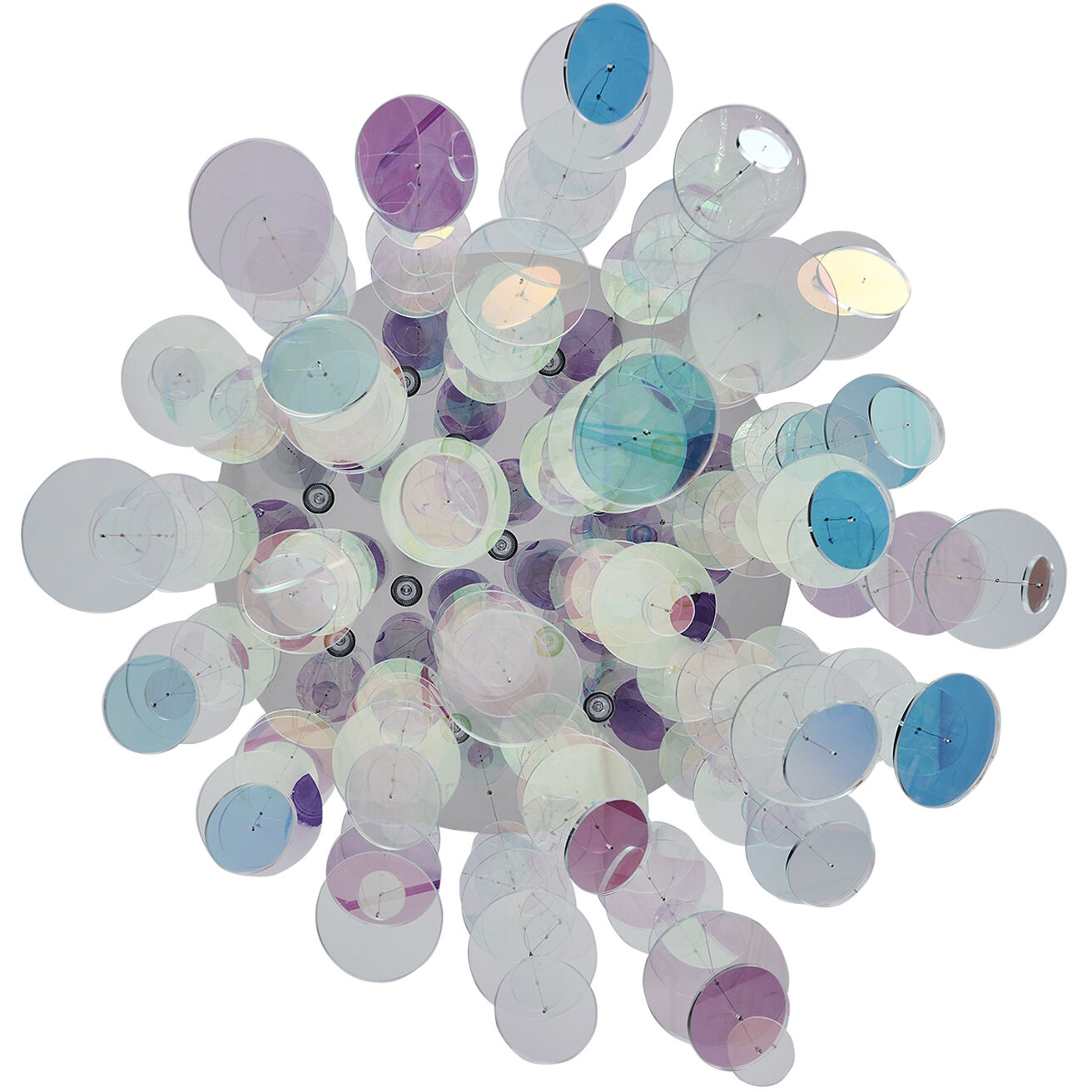 Spettro 13 Light 36 inch Polished Chrome Chandelier Ceiling Light