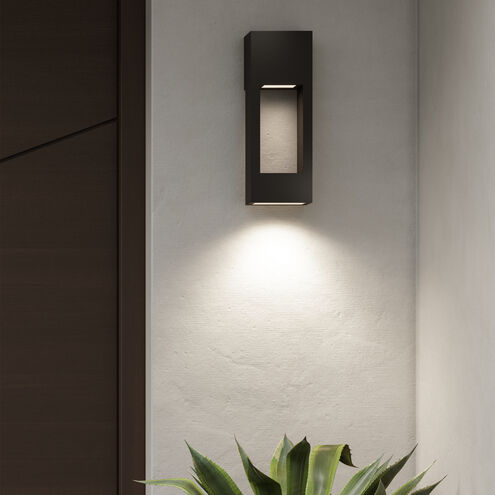 Testa LED 16 inch Black Outdoor Wall Lantern