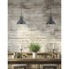 Reveka LED 10 inch Matte Black Pendant Ceiling Light