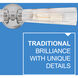 Jude 2 Light 24 inch Polished Nickel Bath Light Wall Light