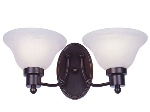Perkins 2 Light 16 inch Weathered Bronze Wall Sconce Wall Light