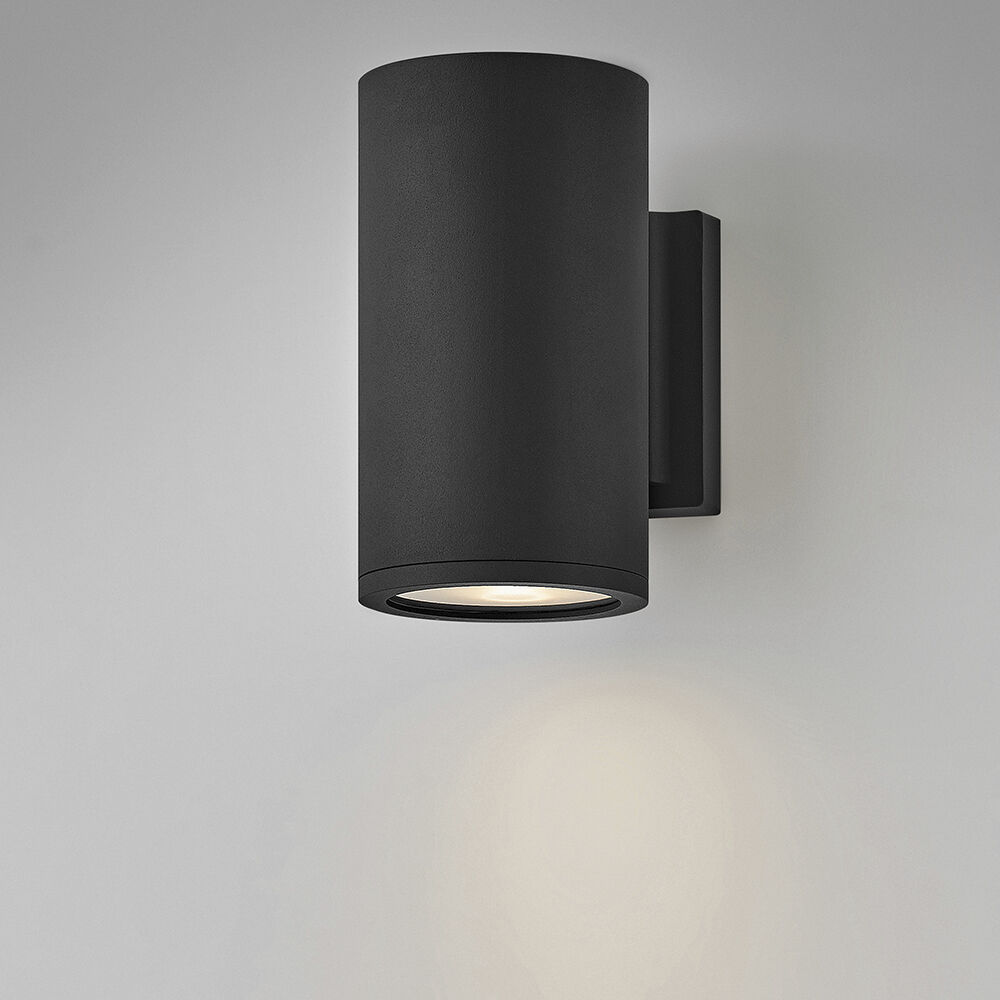 Coastal Elements Silo LED 8 inch Black Outdoor Wall Mount Lantern, Down Light