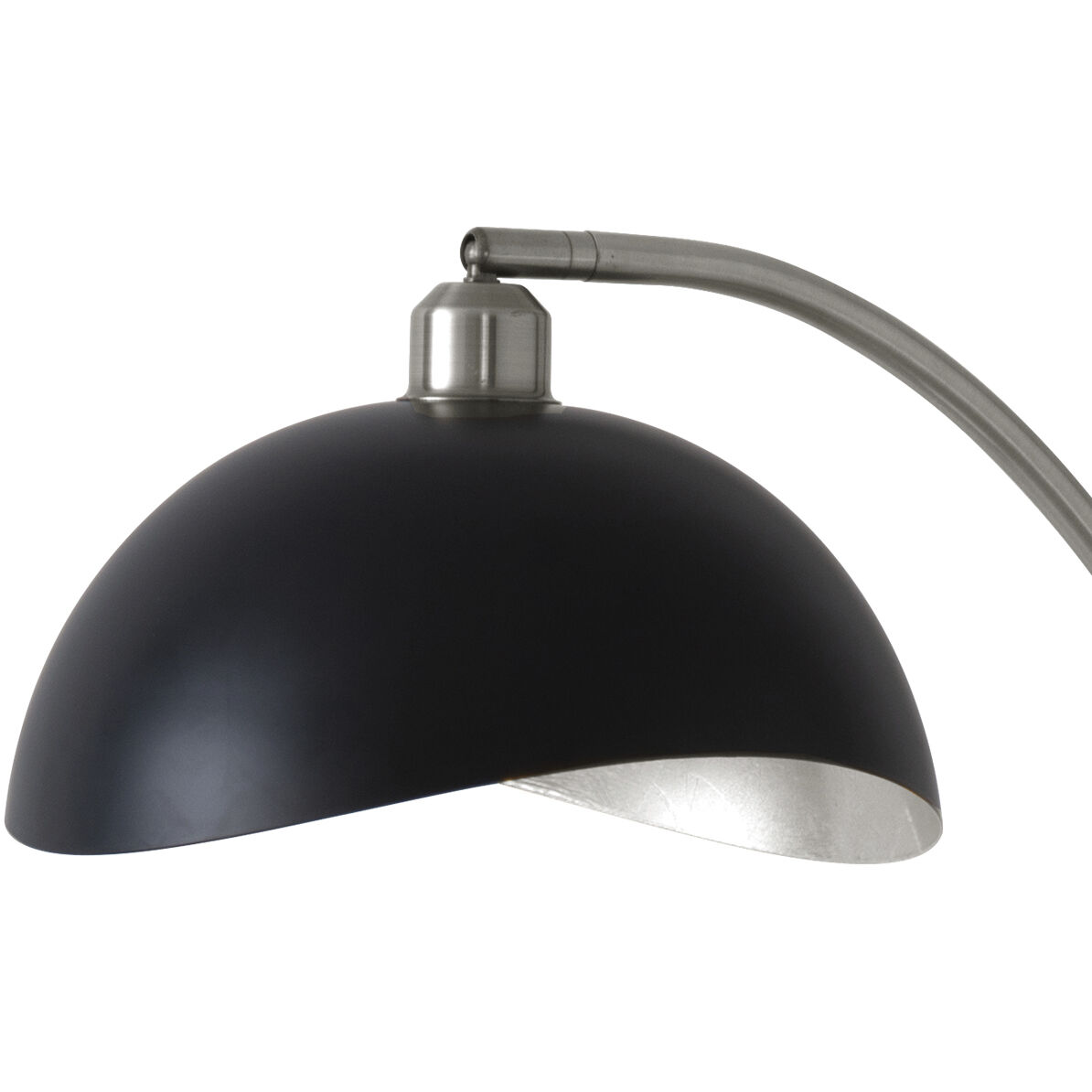 Luna Bella 60 inch 23.00 watt Antique Nickel and Black Arc Floor Lamp Portable Light